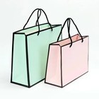 Empty Kraft Boutique Craft Paper Shopping Bags for Small Business at Customizati