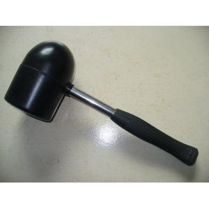 rubber mallet hammer with steel handle