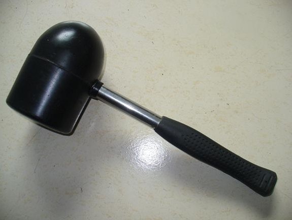 Buy rubber mallet hammer with steel handle at wholesale prices