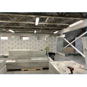 GMP ISO7 Modular Clean Room , Cold Rolled Steel HVAC Cleanroom