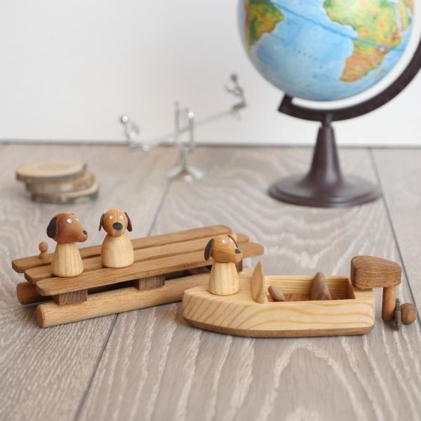 Buy Personalised Handmade Wooden Plane Montessori Toys ISO9001 Approved at wholesale prices