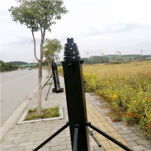 Sectional Lightweight 15M Tv Antenna Telescopic Mast