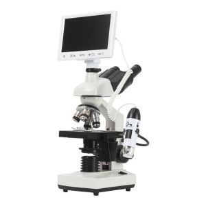 Quality Biological Metal Microscope with Adjustable Aperture and Double-Layer Movable Platform for sale