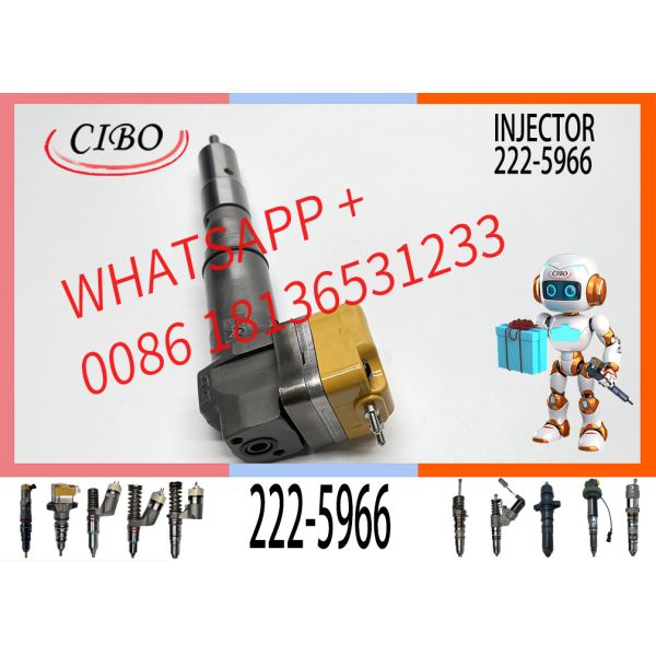 Common Rail Disesl 3412 Fuel Injector 222-5966 173-9268 198-7912 232-1168 156-3895 204-2467