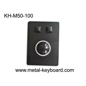 China Marine Control Tracking mouse with Black Metal Panel and 50MM Resin Trackball industrial on sale
