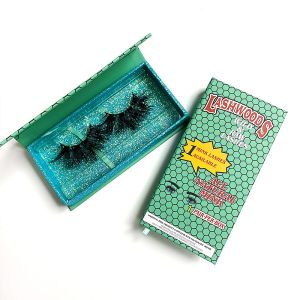 Rectangle Paper Lash Packaging Box With A Transparent Window