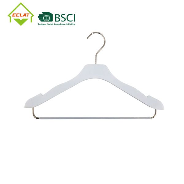 Buy 44cm PS Nickeling Heavy Duty Plastic Hangers Multipurpose at wholesale prices