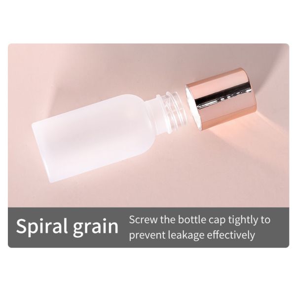 Luxury Cosmetic Plastic Bottle Custom Perfume Packaging Bottle White 20ml 25ml 35ml