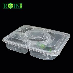 Custom Takeaway Food Container PP Multi Compartment Take Out Containers