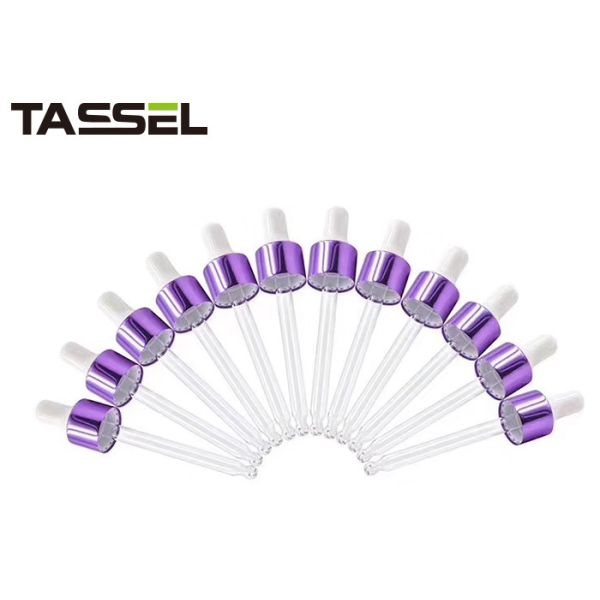 Aluminium Crimpless Essential Oil Eye Dropper 20/410 18/410