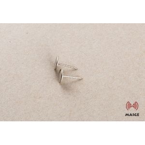 China Smooth / Grooved Flat Head Pins 12 Mm Compatible For Conventional Tags on sale