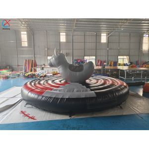 Manufacturer Inflatable Rope Pulling Interactive Challenge Rodeo Bull Riding