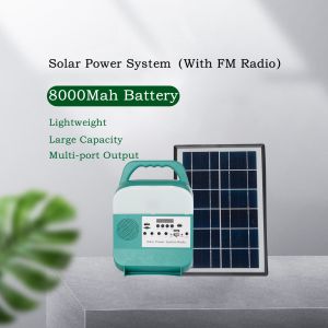 Solar Camping Household Charging Emergency Light With Radio