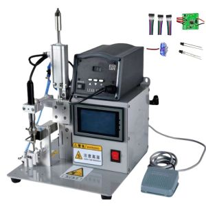 USB Cable Making Semi Auto Soldering Machine Inner Stripping Soldering Connector