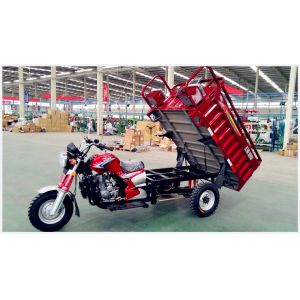 Heavy Load Cargo Air Cooled 200CC Cargo Tricycle Full Suspension