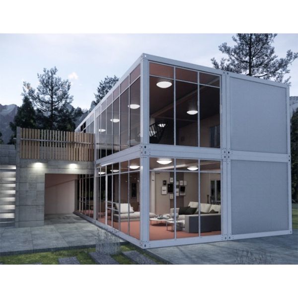 Buy Modern Metal Structure Prefabricated House 3-Bedroom Luxury Portable Flat Pack Container Home at wholesale prices