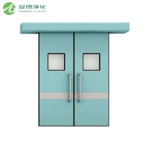Steel Medical Double Swing Clean Door In Hospital