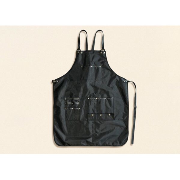 Buy Waterproof Black Oxford Cloth Craftsman Apron With Multi Pockets at wholesale prices