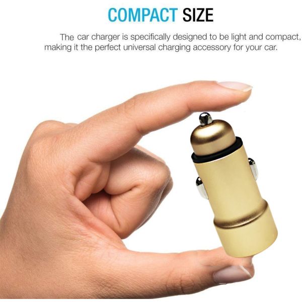 5V 4A Cell Phone Metal Car Charger Adapter 20W Singly Usb Port