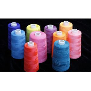 Quality High Elasticity 100 Spun Polyester Sewing Thread Soft Hand Feeling Friction Resistant for sale