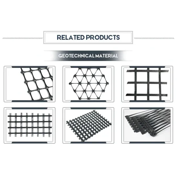 Factory Price 30kn 50kn 60kn 80kn 100kn 120kn Steel Plastic Composite Geogriddriveway Geogrid for Road Construction Geogrid