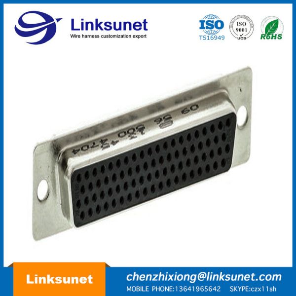 Soldering TYCO Wiring Harness AMP TE 5 - 747912 - 2 Single Wire BK 250A