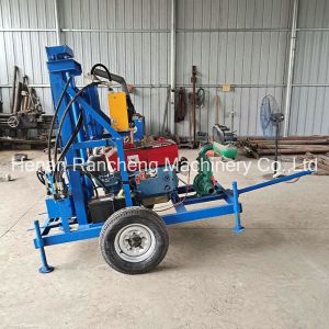 150m Deep Hydraulic Water Drilling Machine With 1500Kg Hosting Capacity