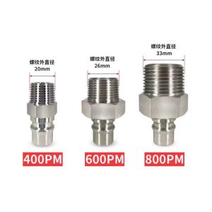 SS304 Single Pneumatic Quick Release Coupling 1.5Mpa Simple Structure