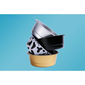 450ml round aluminum foil sealed box