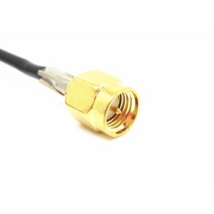 RF Cable Assemblies SMA Male Right Angle RF Coaxial Connector RG174/U Diameter=0