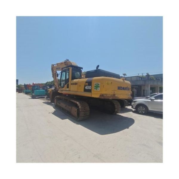 Construction Work 40ton Used Komatsu Excavator PC400-8 with Crawler Chain Moving