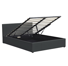 Buy Modern Style Wood Gas Lift Storage Bed 28 Slats at wholesale prices