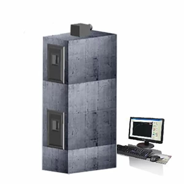 Buy Black Vertical Pipe UL1666 Glow Wire Test Apparatus at wholesale prices