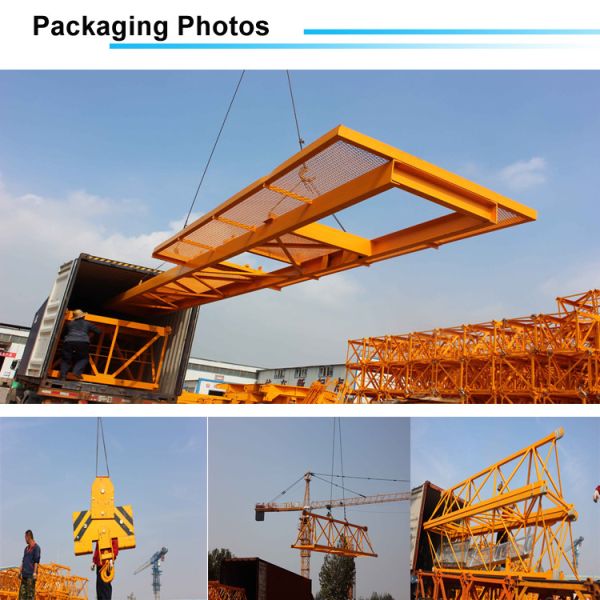 HYCM Stationary 6ton 50m Boom Hammerhead Tower Crane QTZ60(5012) for High Rise Building