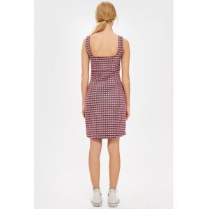 Gingham Women Dress Mini Summer Tank Dresses Ladies