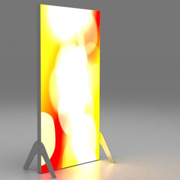 RK3288 Floor Standing Digital Signage Advertising Display Kiosk Slim Fabric