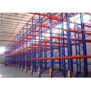 Steel Q235 Drive In Pallet Racking Custom Industrial Rack Shelving