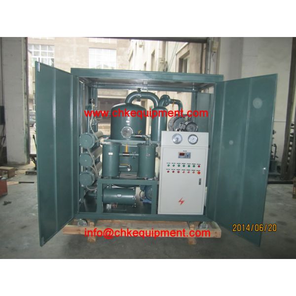 Newly Enclosed Vacuum Lubricant oil Filtering system, oil filtration machine