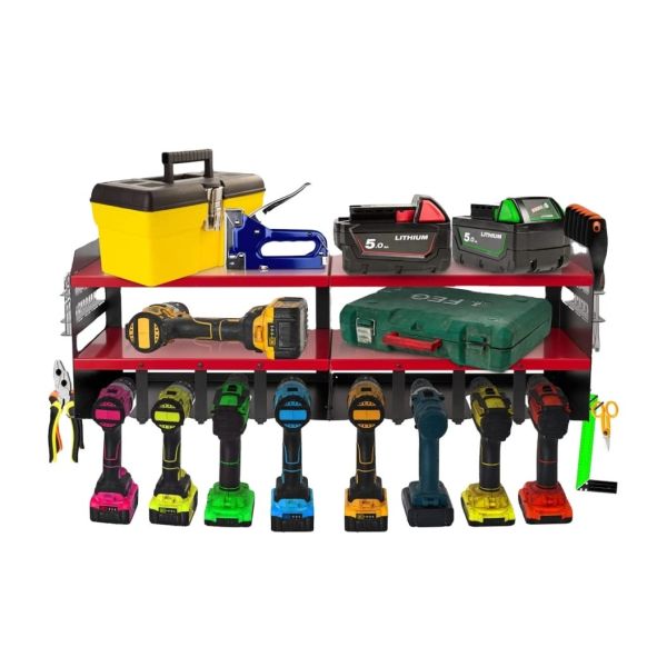 Buy Effortlessly Organize Your Garage with this Cordless Drill Organizer and Storage Rack at wholesale prices