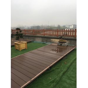Modern Waterproof WPC Decking for Pools and Gardens