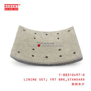 1-88310497-0 Standard Front Brake Lining Set 1883104970 For ISUZU CXZ51 VC46