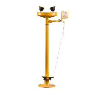 Quality Vertical Cold And Heat Resistant Eyewash 304 Stainless Steel Emergency Eyewash Station for sale
