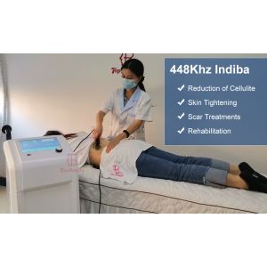 Indiba 448khz Tecar Therapy Machine Deep Care Diatermia Tecarterapia Device