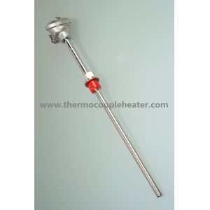 Assembled Temperature Sensor Thermocouple RTD PT100 With Adjustable Thread