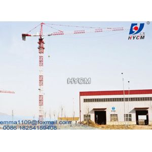 QTZ80 Hammer-head Electric Tower Crane 56m jib ISO CE GOST EAC Certification