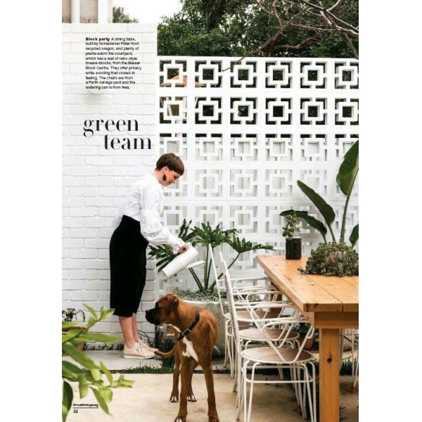 300*300 Decorative Concrete Block Hollow fashion design External Wall Indoor Background