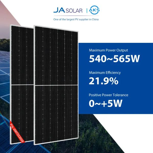 JA Monocrystalline Solar Panel Mono Perc Solar Panel 540W 545W 550W 555W 560W