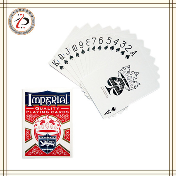 IMPERIAL CUSTOM PLASTIC COATED PLAYING CARDS
