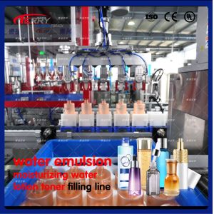 Automatic Flip Bottle Washer Cosmetics Filling Machine 50-200ml