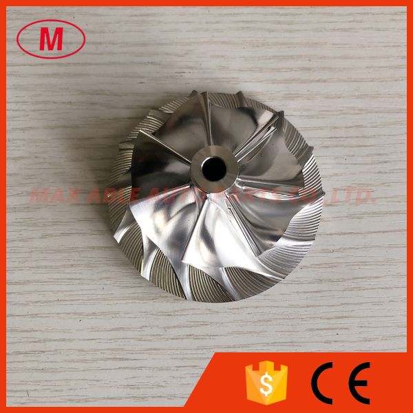 Buy K27 5070-123-2005/2006 54.68/76.79mm 7+7 blades Turbo milling/aluminum 2618/billet compressor wheel for Various/OM926 at wholesale prices
